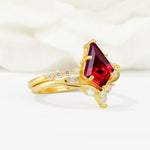 SR17094 Ruby Ring - Rose-Gold