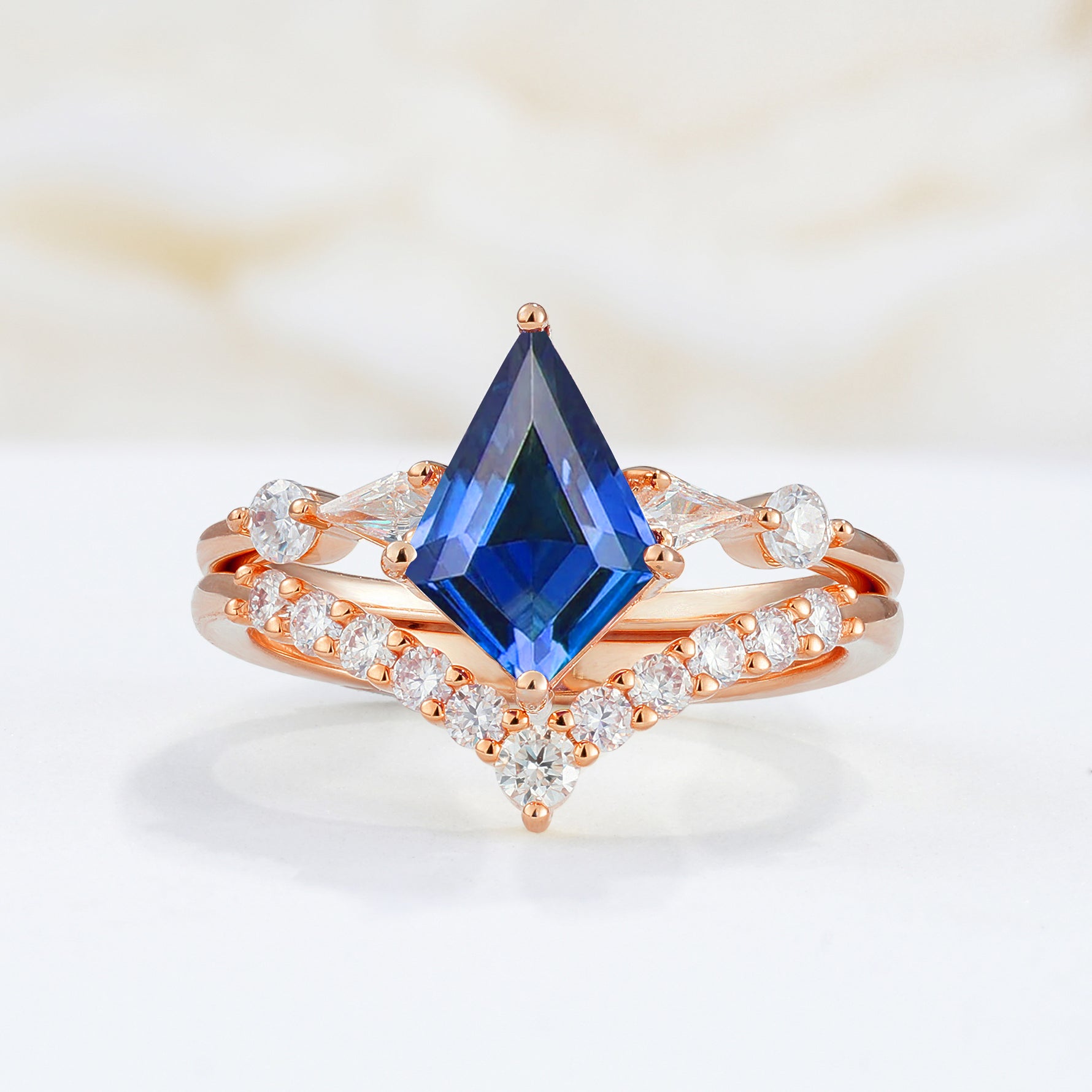 SR17101 Sapphire Ring - Additional view