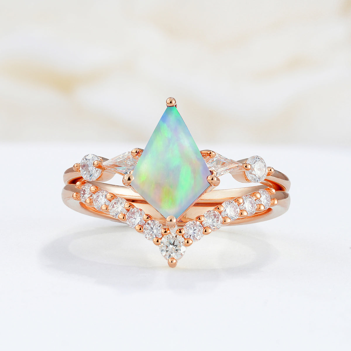 SR17101 Fire Opal Ring - Additional view