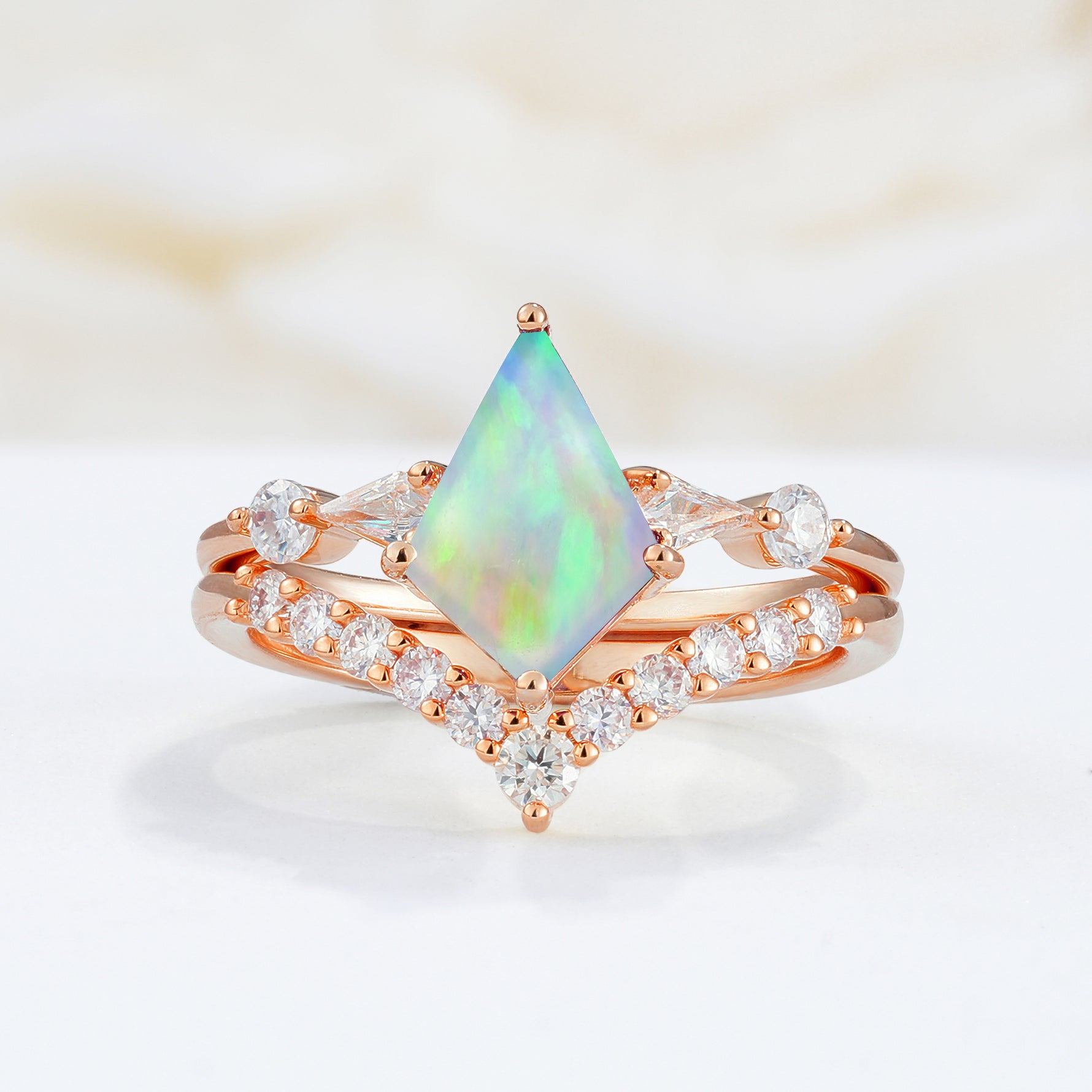 SR17101 Fire Opal Ring - Additional view