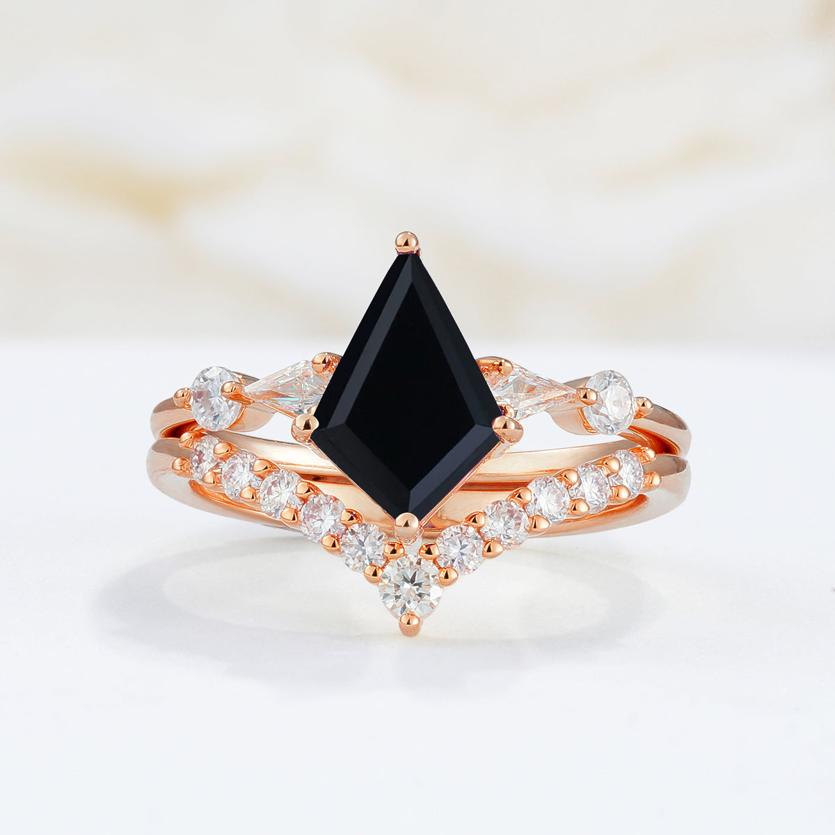 SR17101 Black Onyx Ring - Additional view