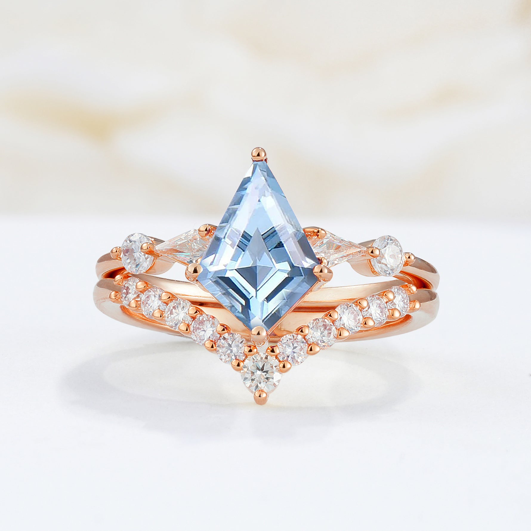 SR17101 Aquamarine Ring - Additional view