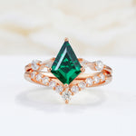 SR17101 Emerald Ring - Additional view