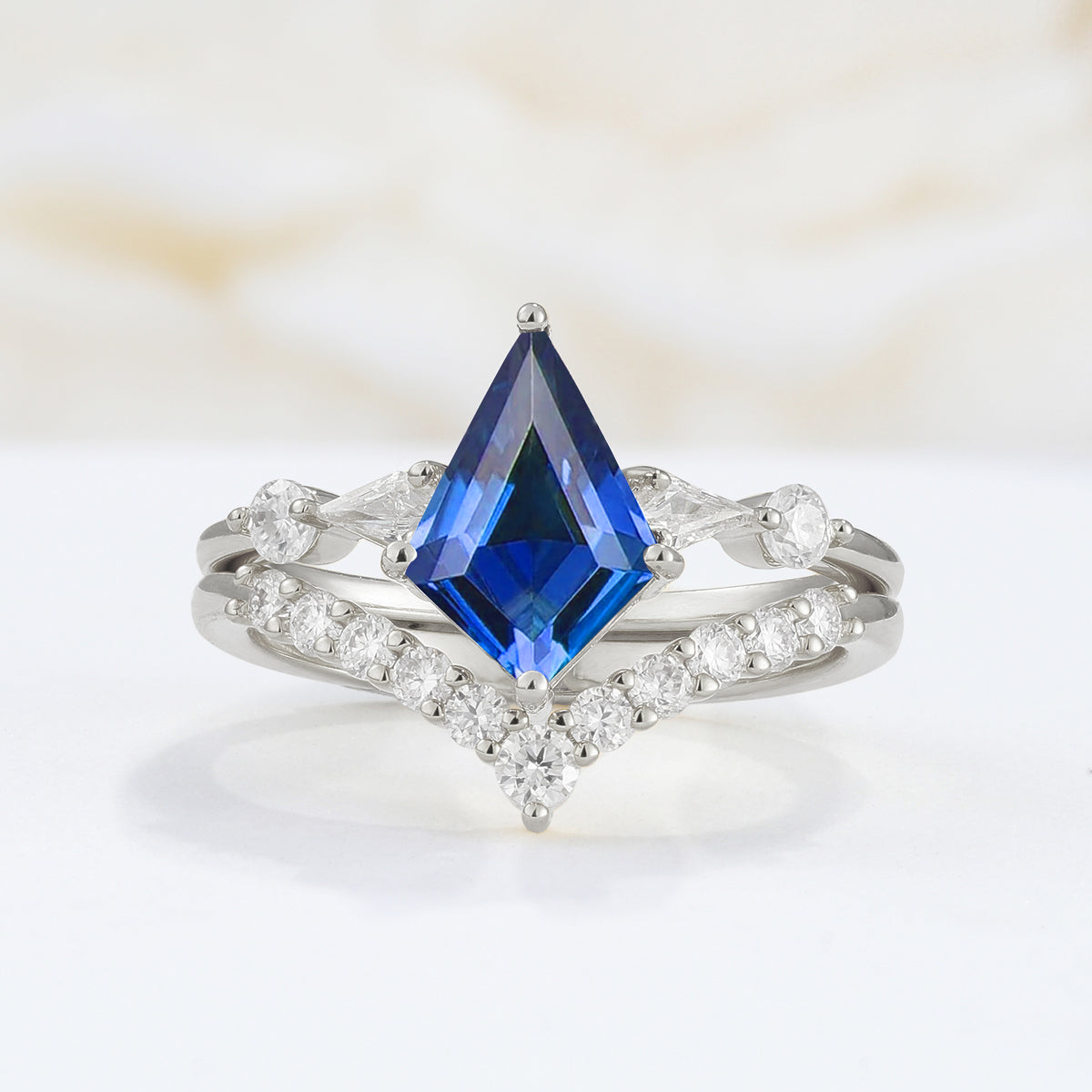 SR17101 Sapphire Ring - Additional view