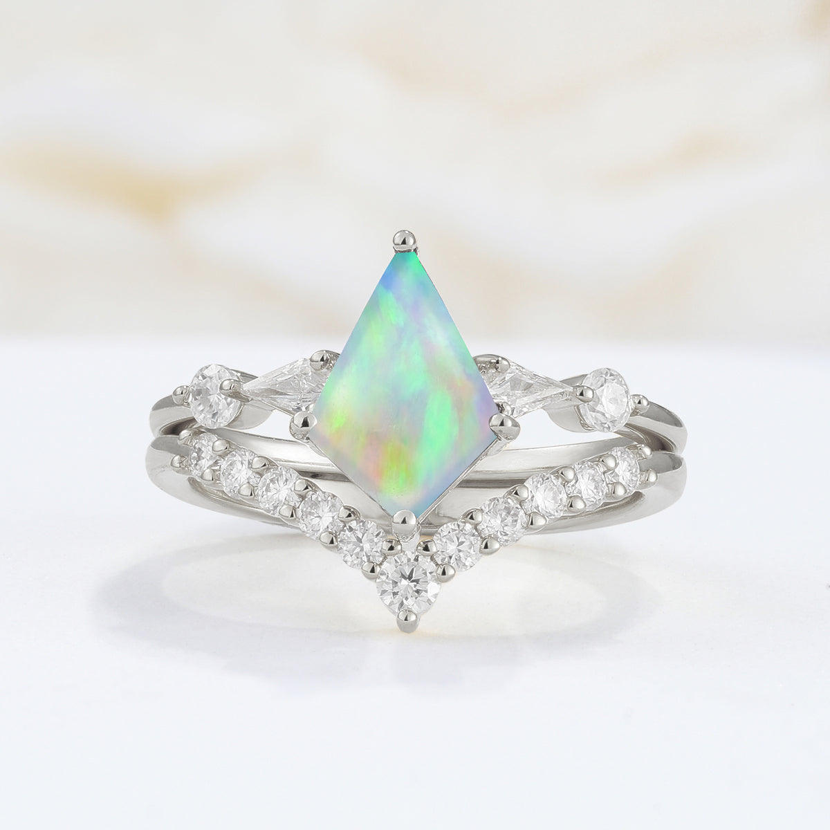 SR17101 Fire Opal Ring - Additional view