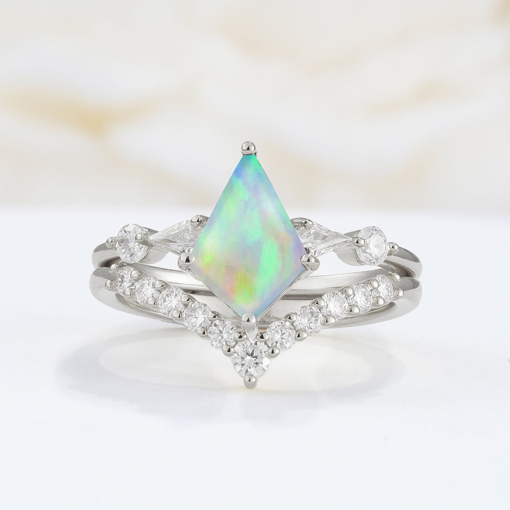 SR17101 Fire Opal Ring - Additional view