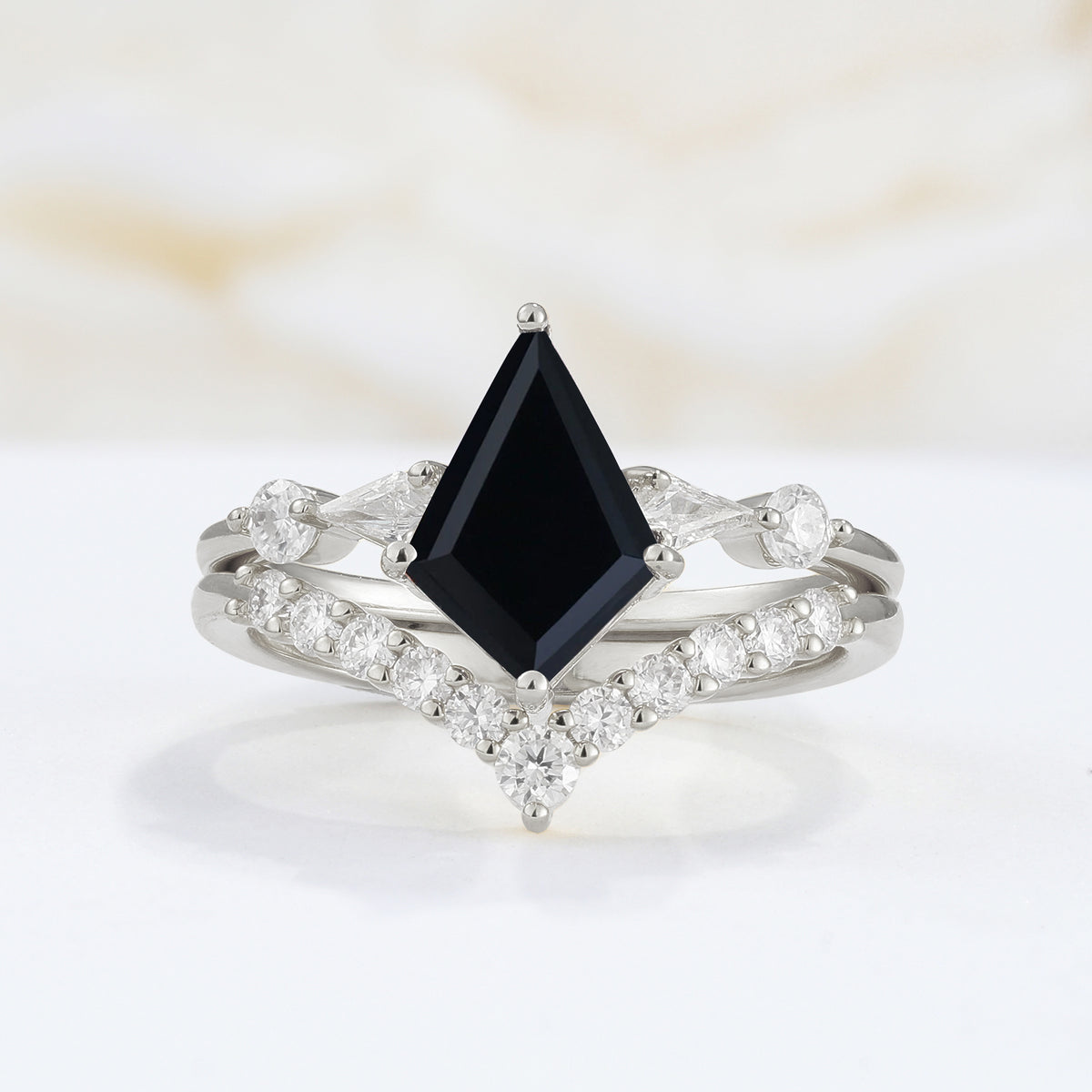 SR17101 Black Onyx Ring - Additional view