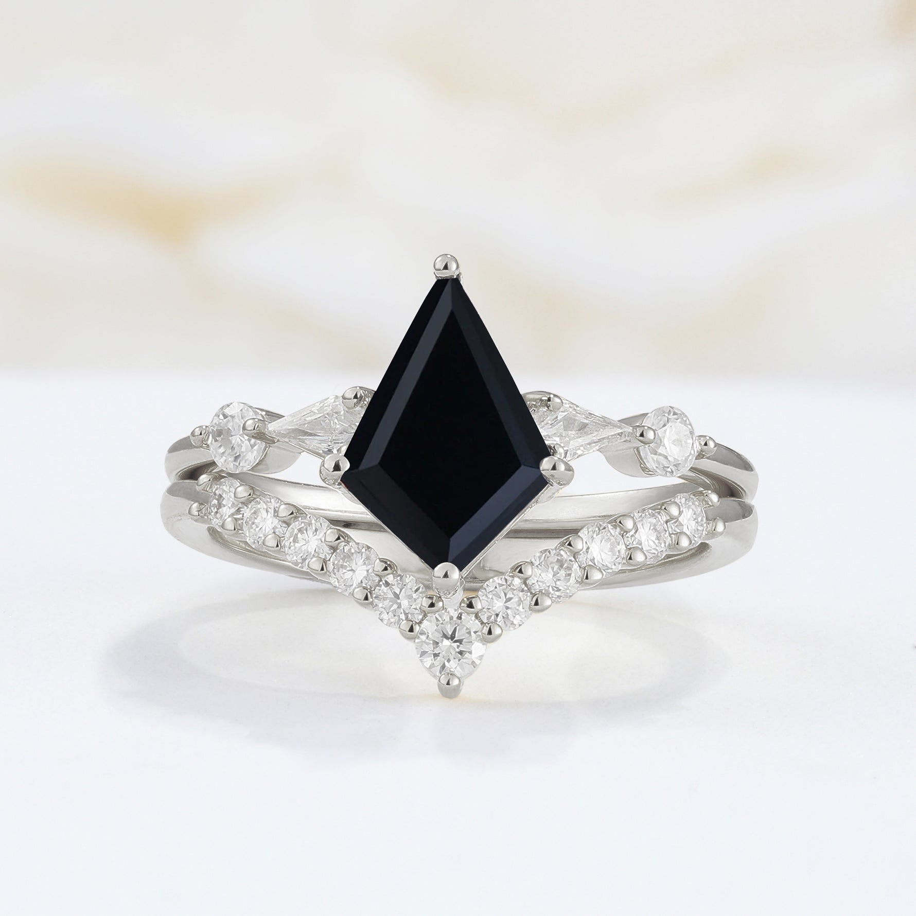 SR17101 Black Onyx Ring - Additional view