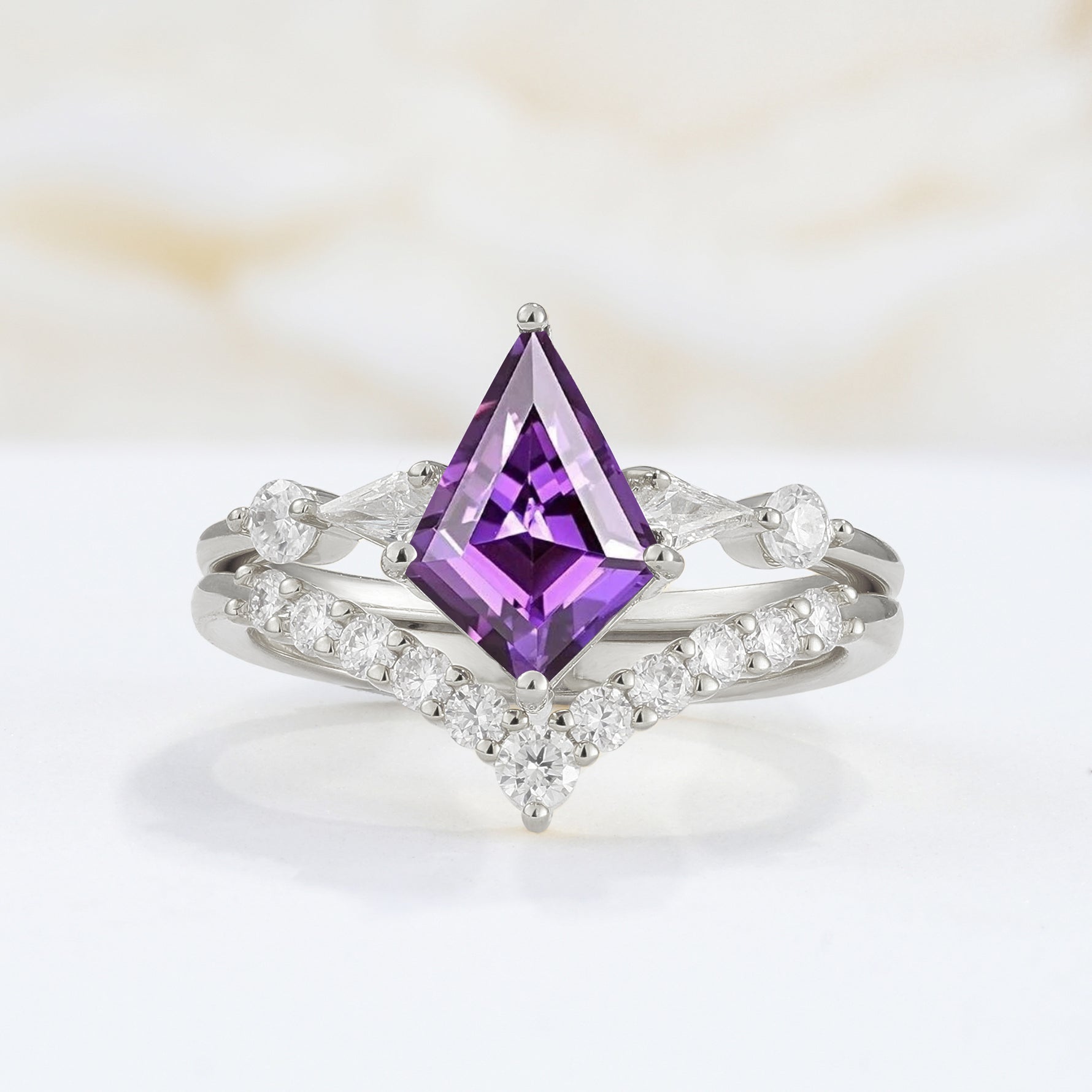 SR17101 Amethyst Ring - Additional view