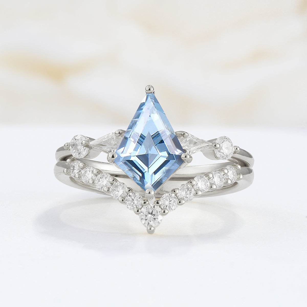 SR17101 Aquamarine Ring - Additional view