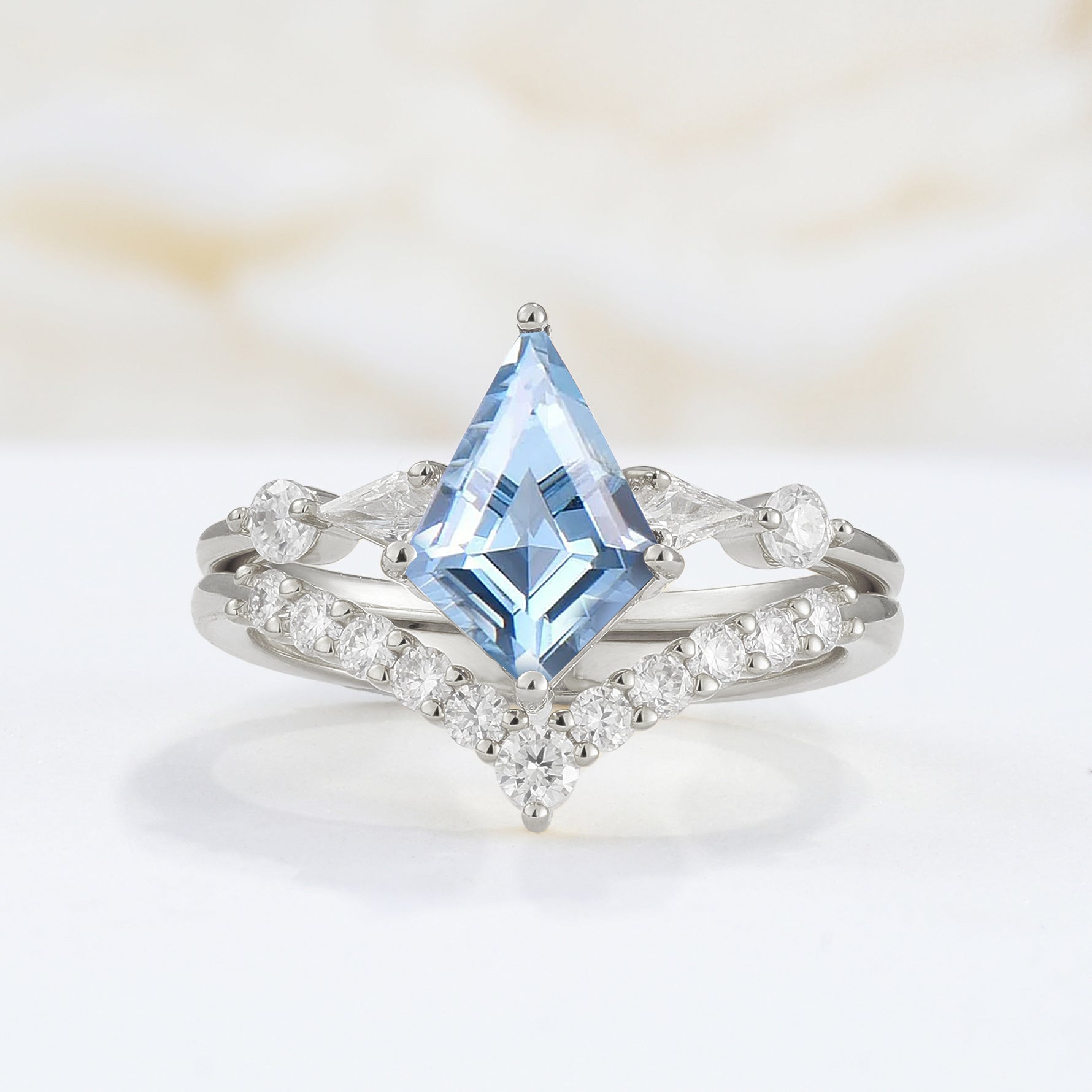 SR17101 Aquamarine Ring - Additional view