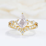 SR17101 Moissanite Ring - Yellow-Gold