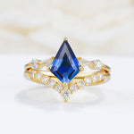 SR17101 Sapphire Ring - Yellow-Gold