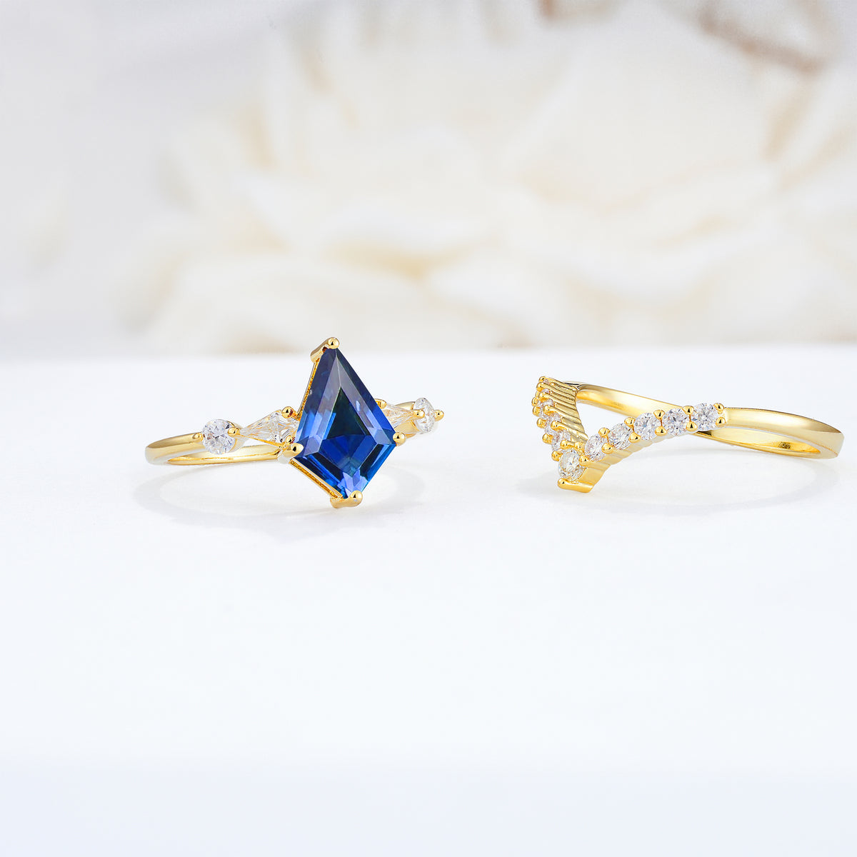 SR17101 Sapphire Ring - Rose-Gold