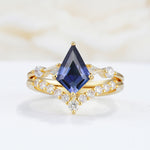 SR17101 Tanzanite Ring - Yellow-Gold