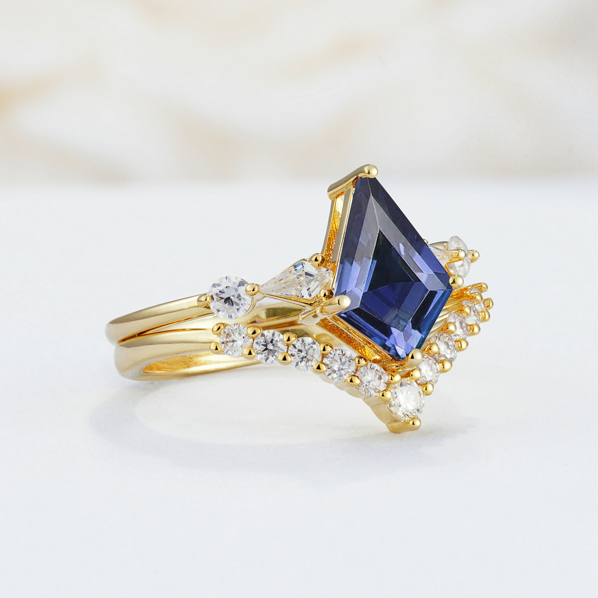 SR17101 Tanzanite Ring - White-Gold