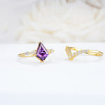 SR17101 Amethyst Ring - Rose-Gold