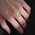 SR17101 Aquamarine Ring - Additional view