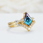 SR17101 Alexandrite Ring - White-Gold