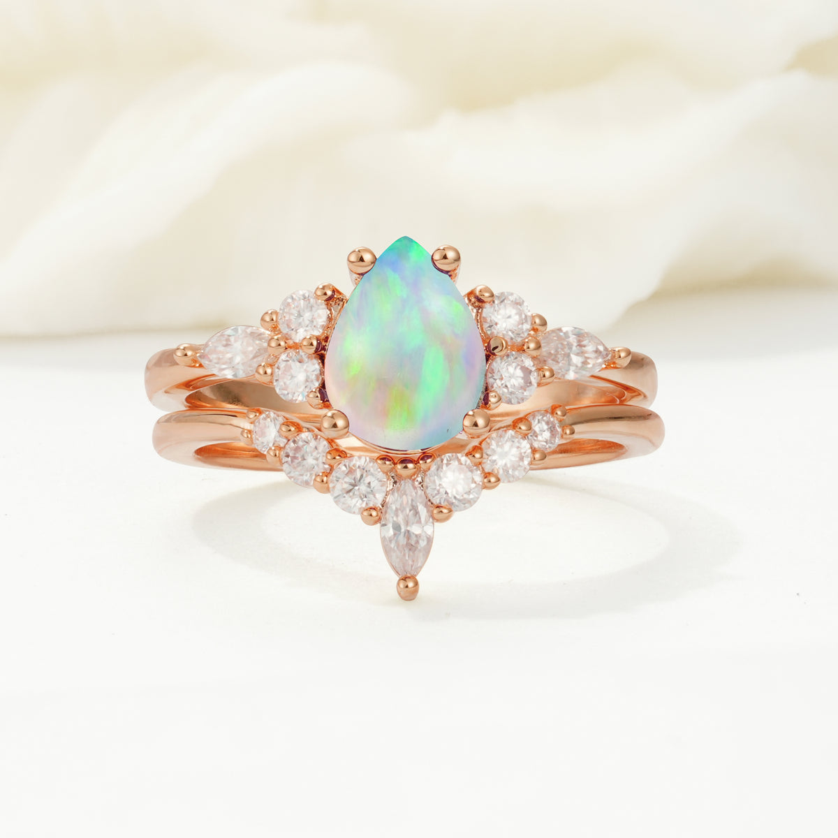 SR17103 Fire Opal Ring - Additional view