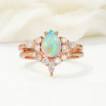 SR17103 Fire Opal Ring - Additional view