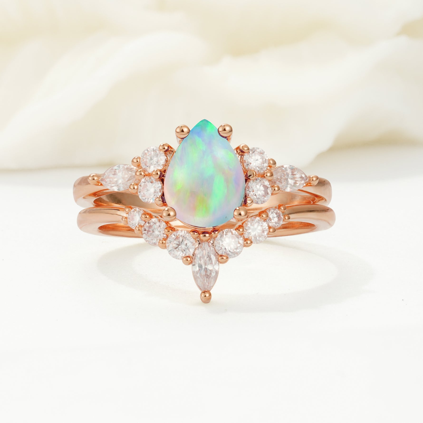 SR17103 Fire Opal Ring - Additional view
