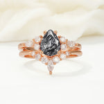 SR17103 Black Rutilated Quartz Ring - Additional view