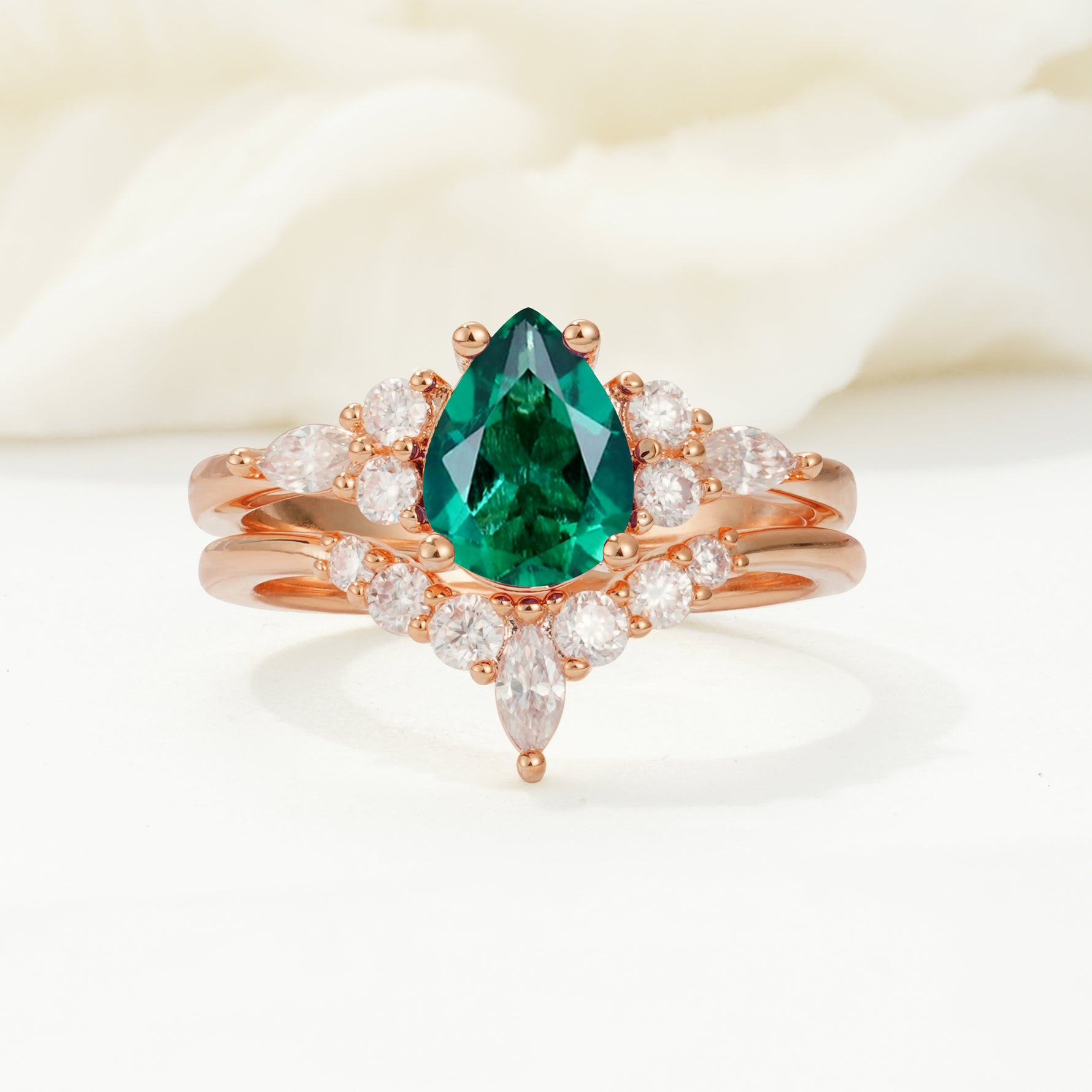 SR17103 Emerald Ring - Additional view