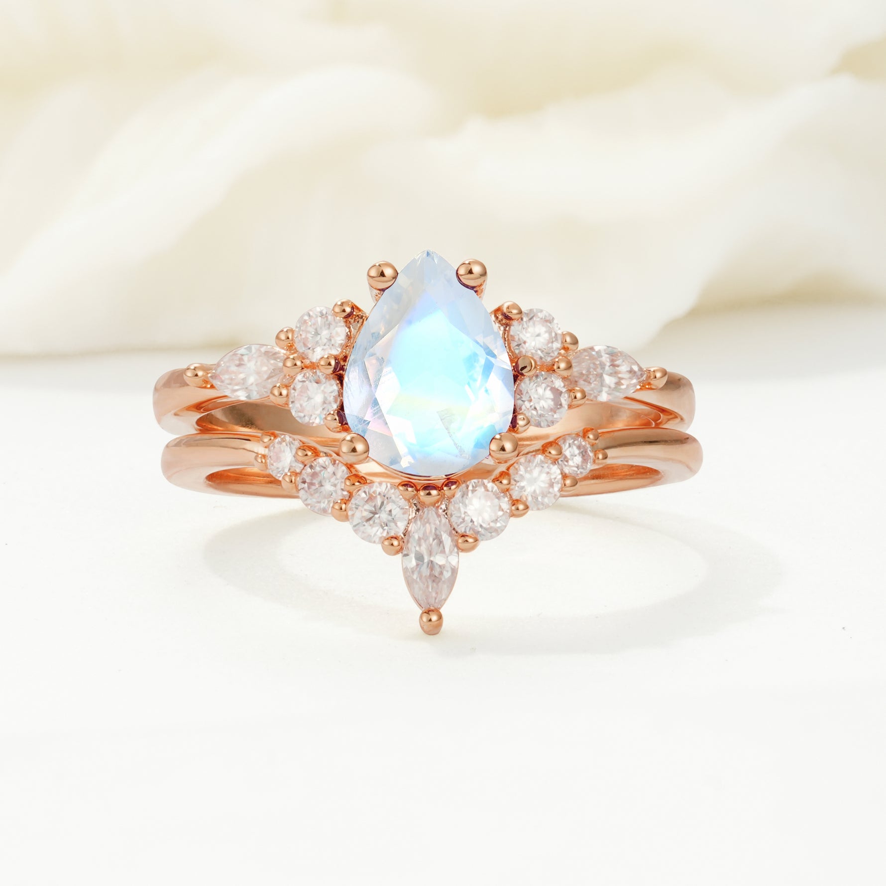SR17103 Moonstone Ring - Additional view