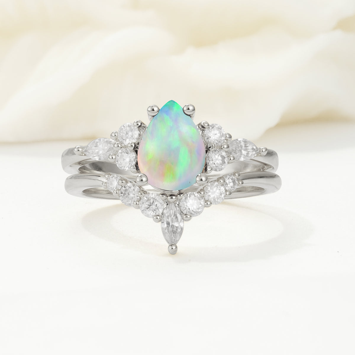SR17103 Fire Opal Ring - Additional view