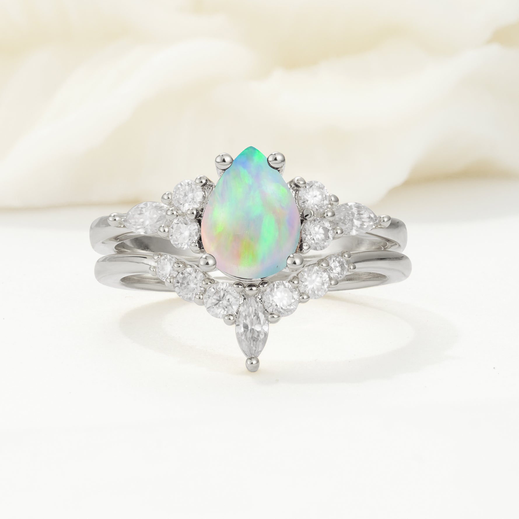 SR17103 Fire Opal Ring - Additional view