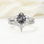 SR17103 Black Rutilated Quartz Ring - Additional view