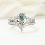 SR17103 Moss Agate Ring - Additional view