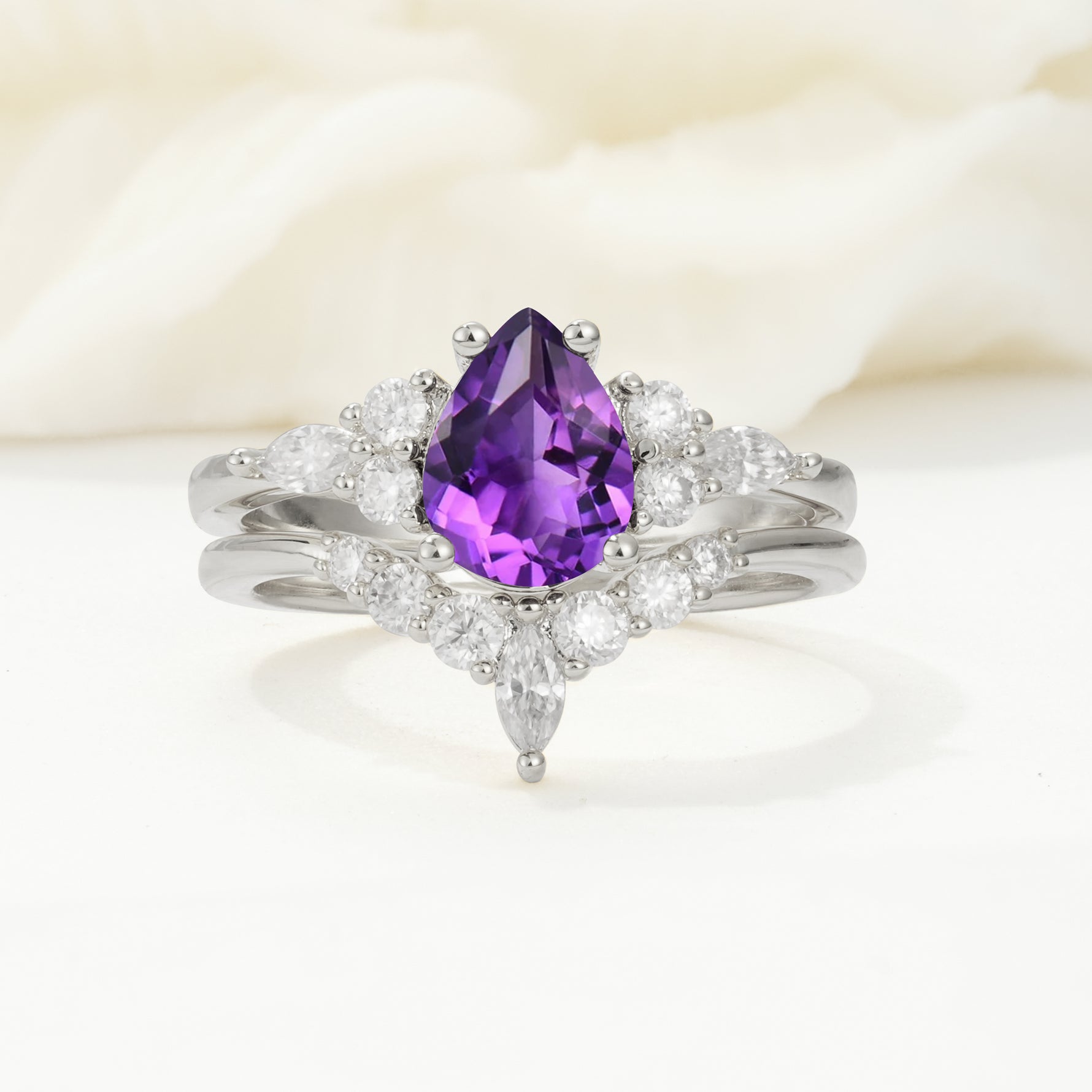 SR17103 Amethyst Ring - Additional view