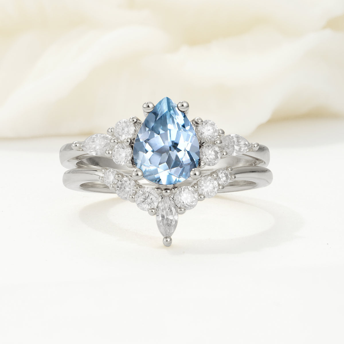 SR17103 Aquamarine Ring - Additional view