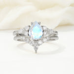 SR17103 Moonstone Ring - Additional view