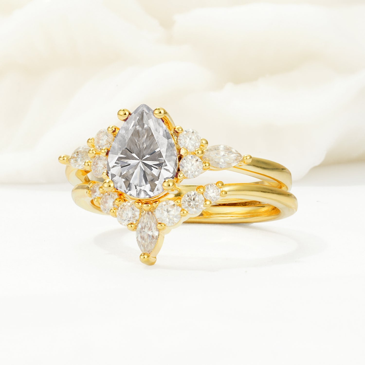 SR17103 Moissanite Ring - Rose-Gold