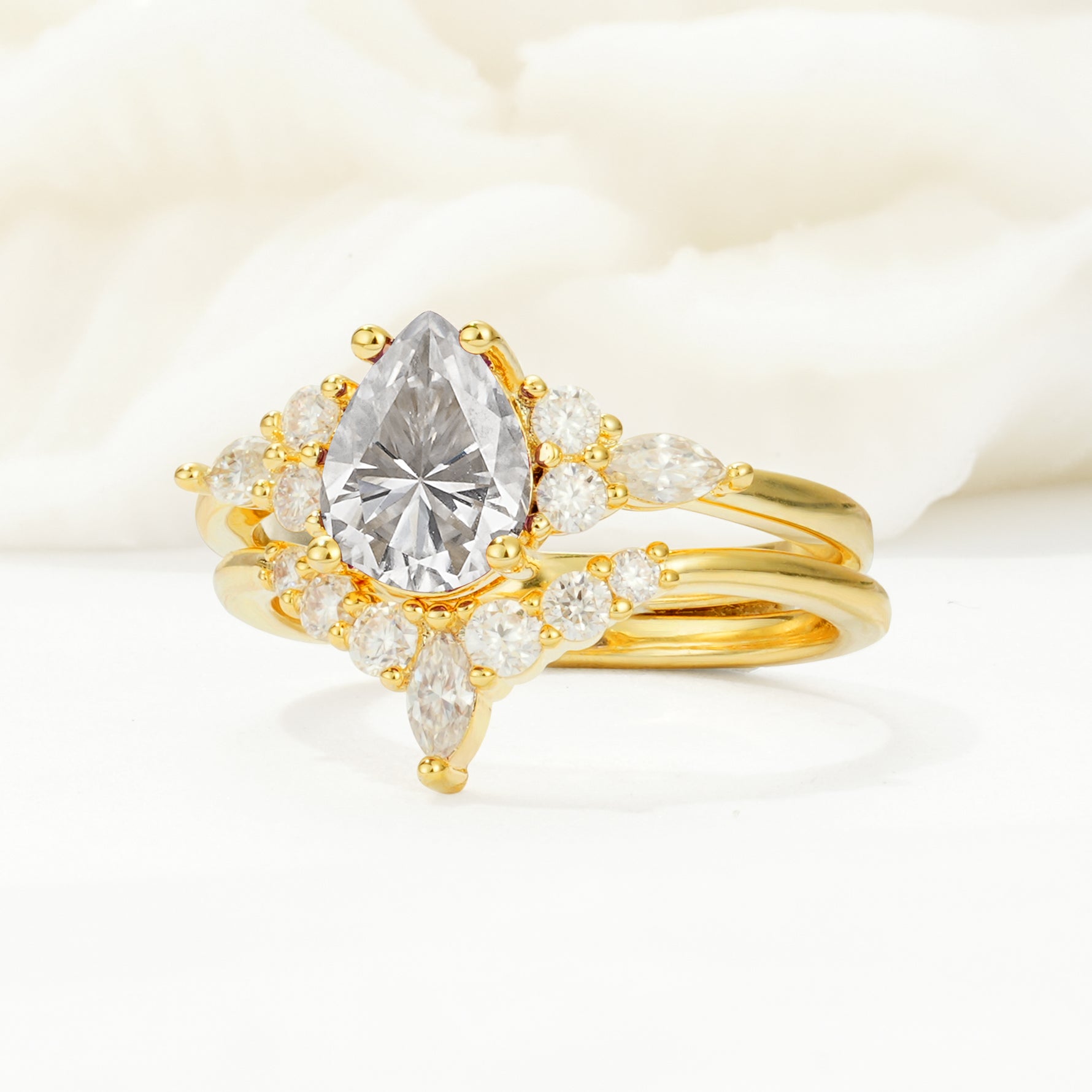SR17103 Moissanite Ring - Rose-Gold