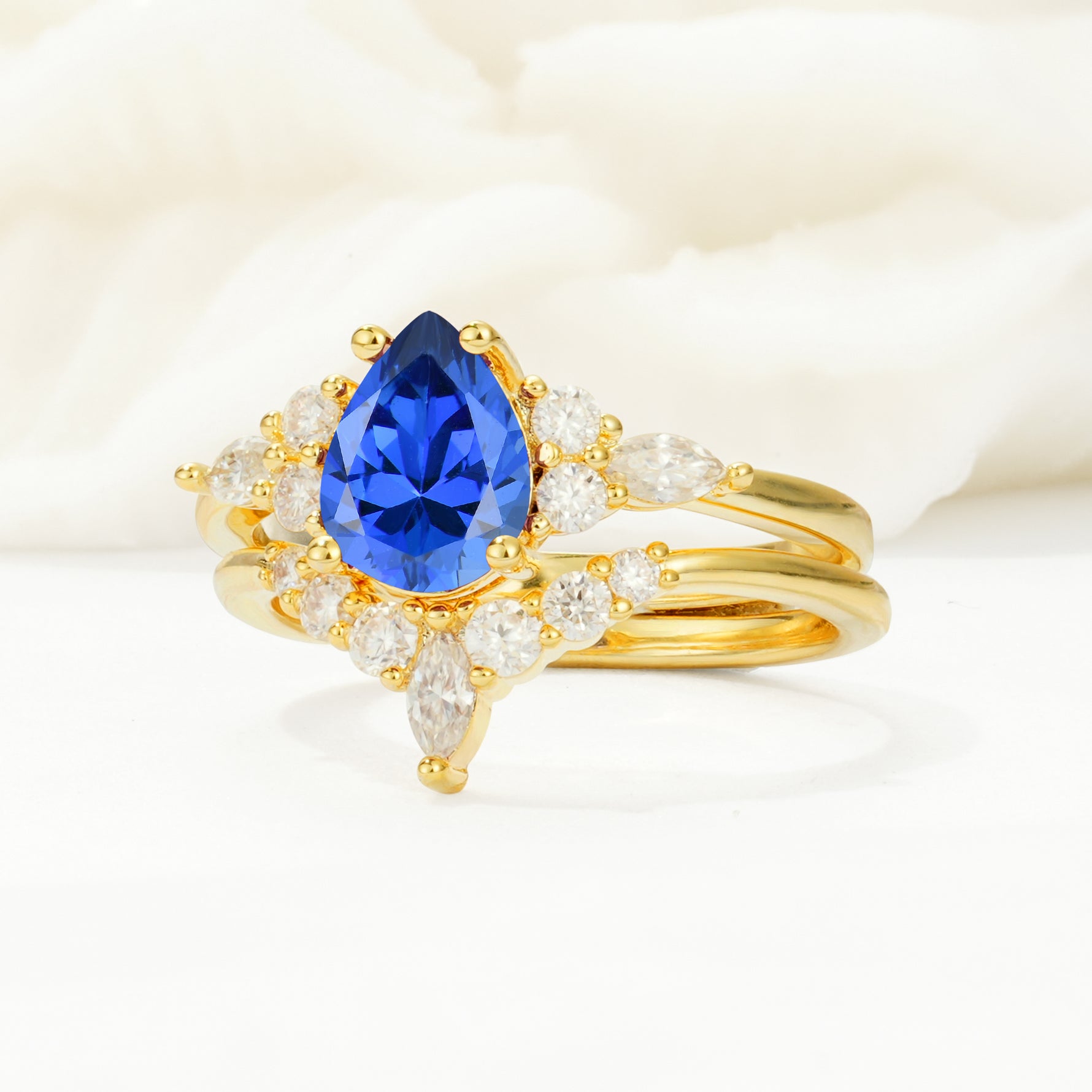 SR17103 Sapphire Ring - Rose-Gold