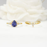 SR17103 Tanzanite Ring - White-Gold