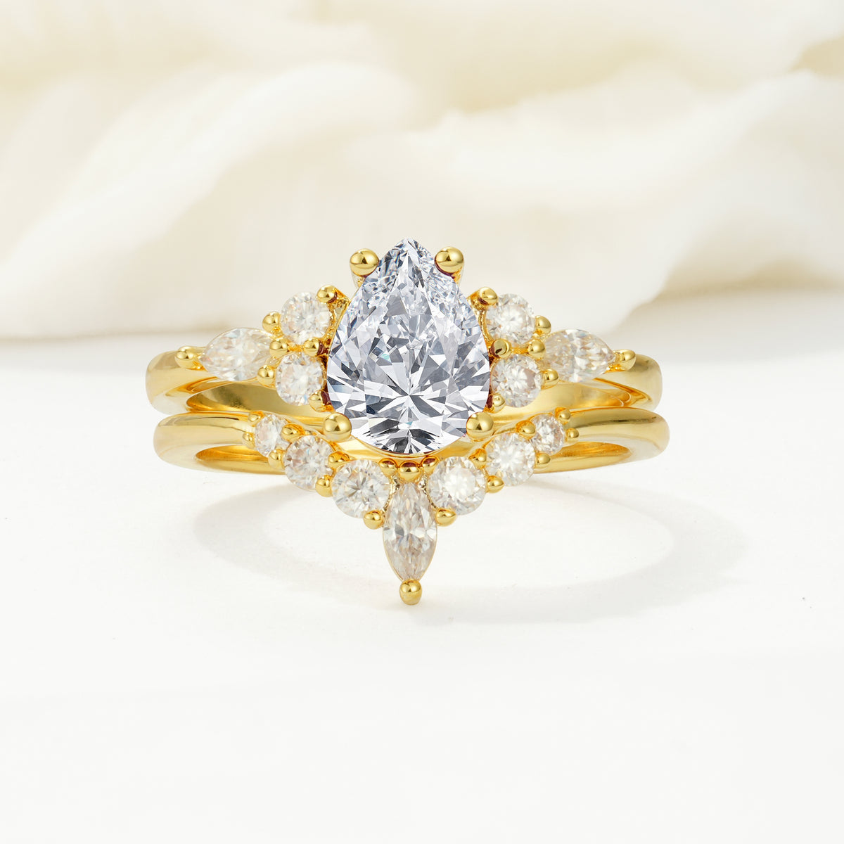 SR17103 Lab Diamond Ring - Yellow-Gold