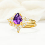 SR17103 Amethyst Ring - Rose-Gold