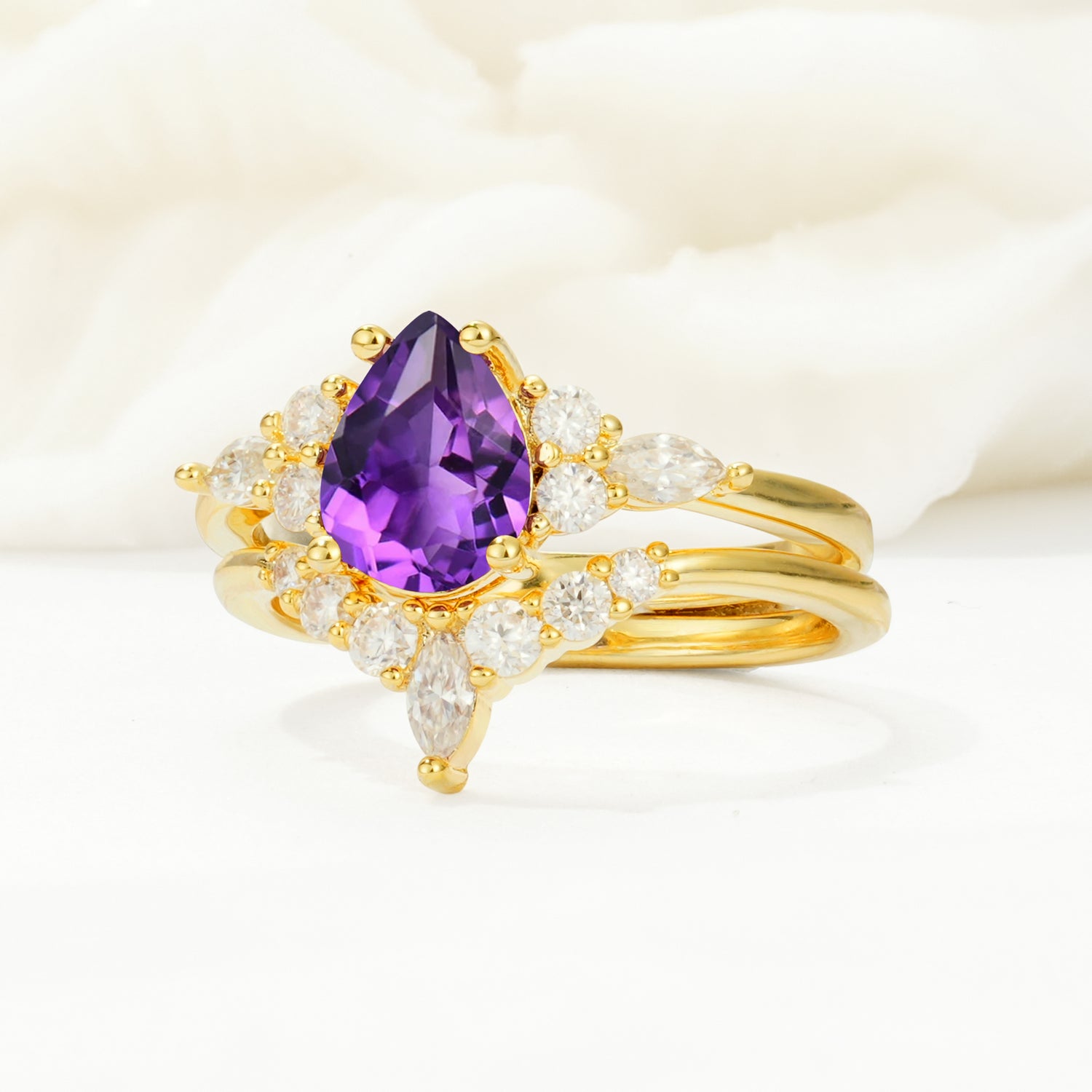SR17103 Amethyst Ring - Rose-Gold