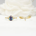 SR17103 Alexandrite Ring - White-Gold