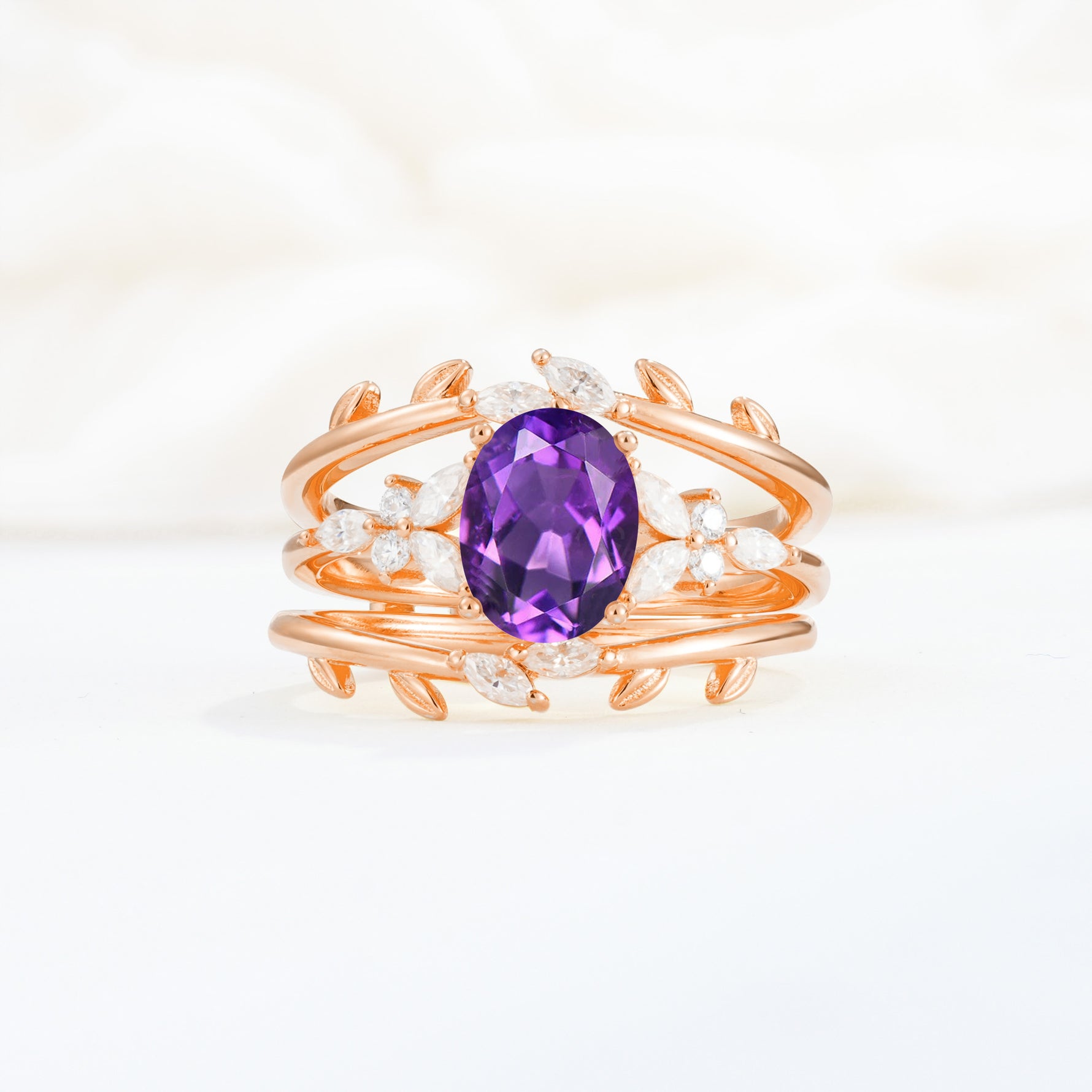 SR17104 Amethyst Ring - Additional view