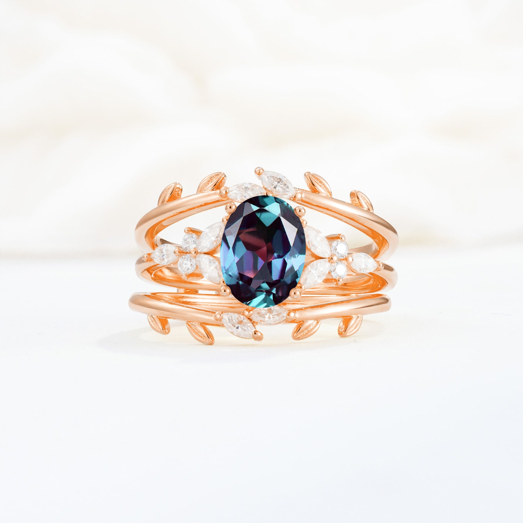SR17104 Alexandrite Ring - Additional view