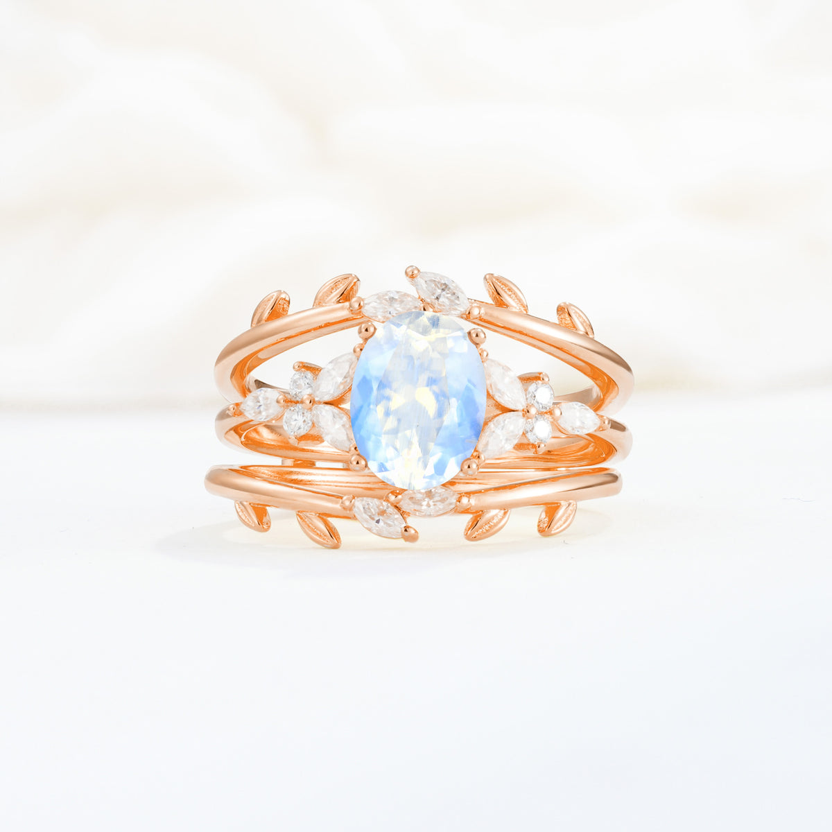 SR17104 Moonstone Ring - Additional view