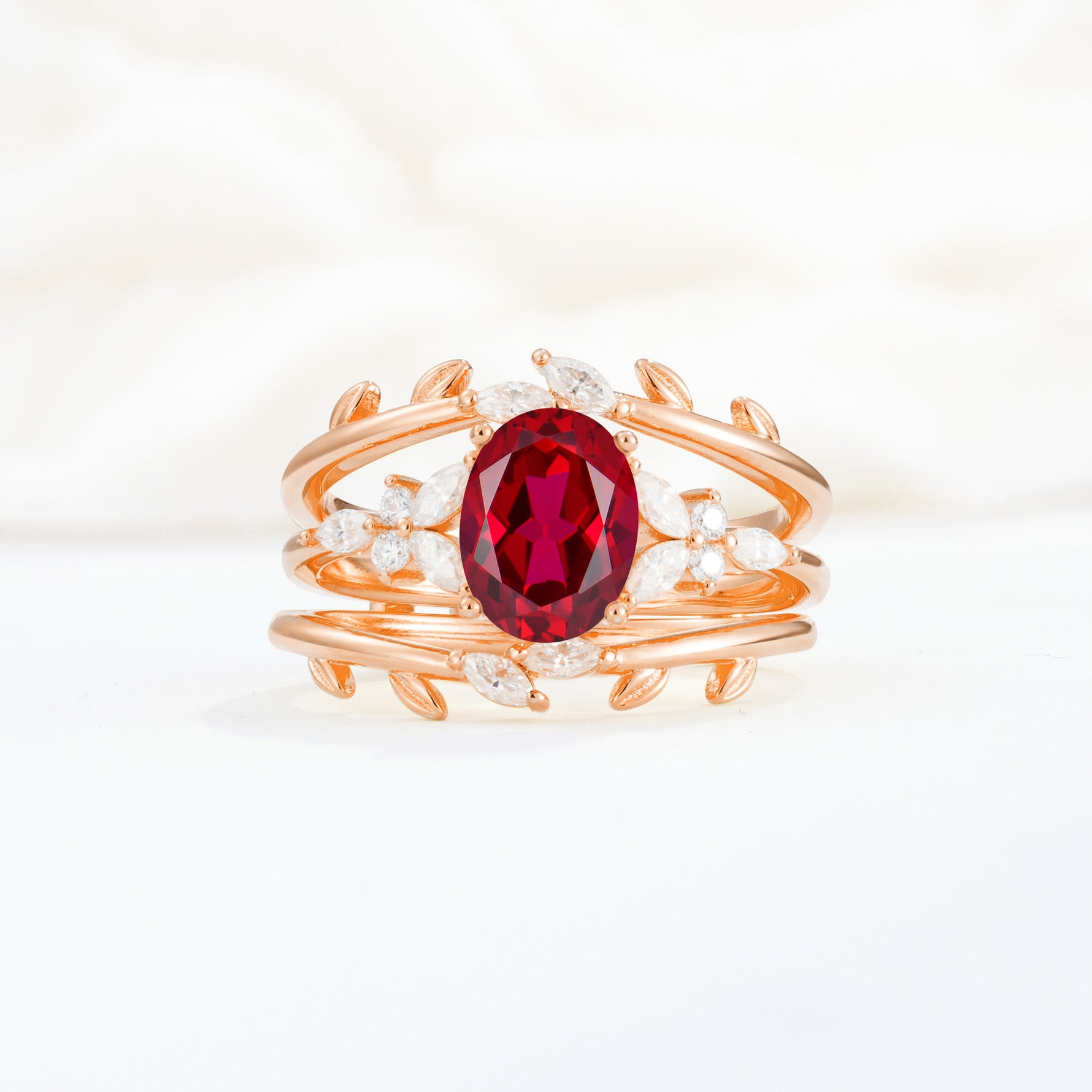 SR17104 Ruby Ring - Additional view