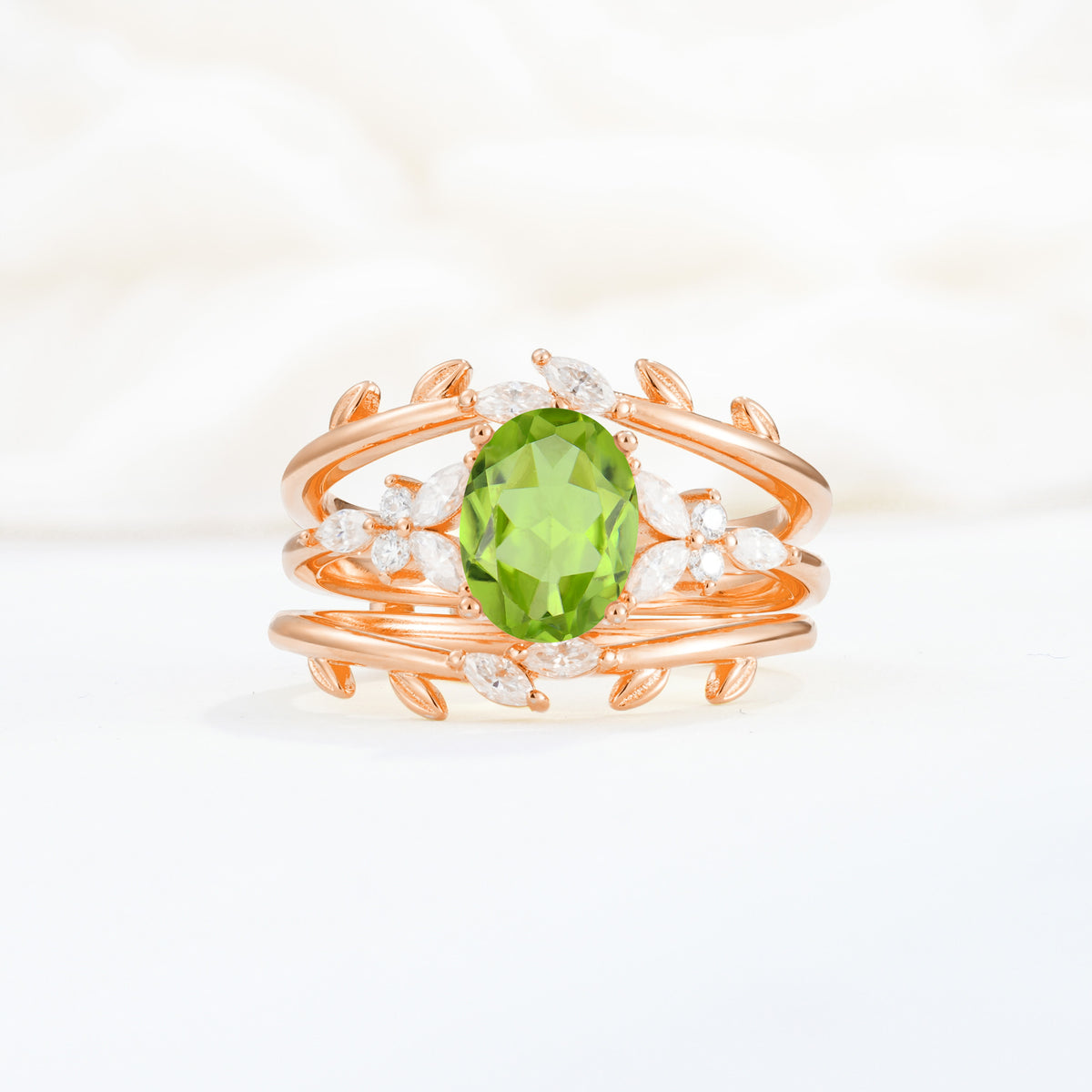SR17104 Peridot Ring - Additional view