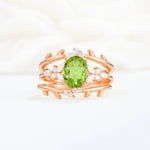 SR17104 Peridot Ring - Additional view